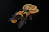 Candied orange peels and dipped in Belgian chocolate